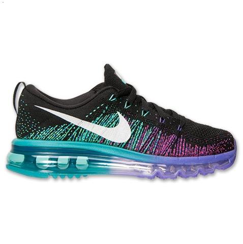 Nike Flyknit Air Max Mens Shoes Black Green White Purple Hot Online Shop
